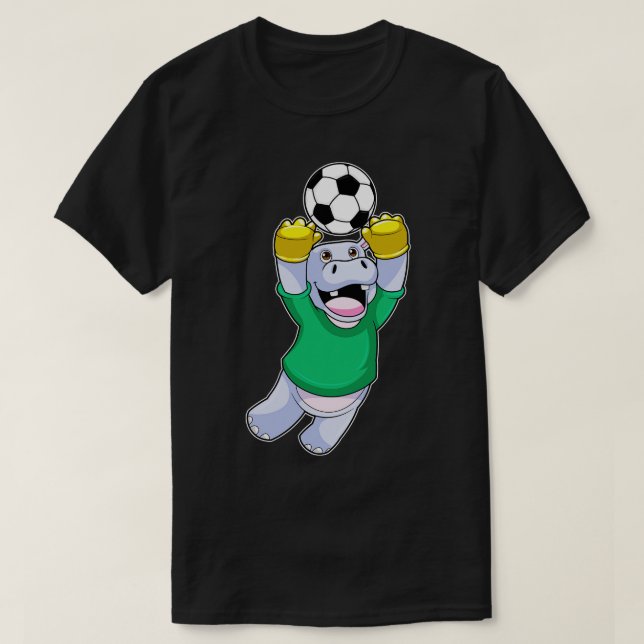 Hippo vid sport t shirt (Design framsida)