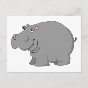 hippo vykort