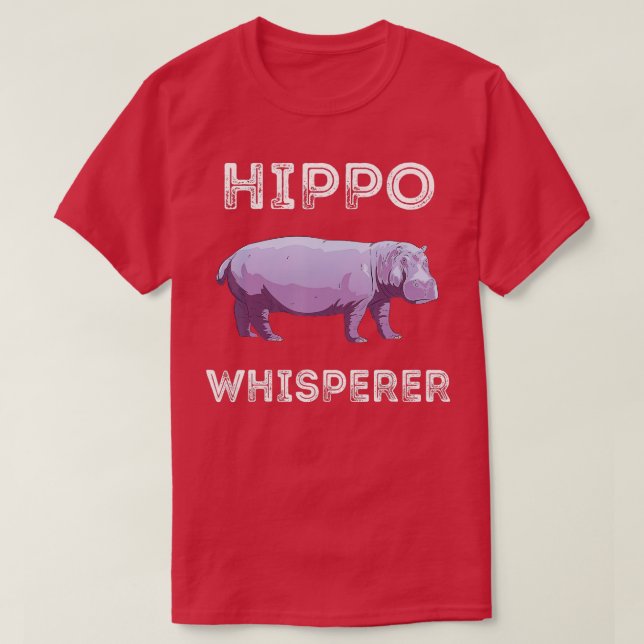 Hippo Whisperer Afrika Safari Resa Zookeeper Wildl T Shirt (Design framsida)