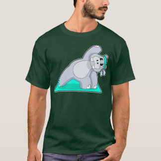 Hippo Yoga Gymnastics T Shirt