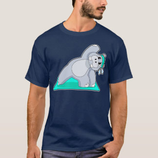 Hippo Yoga Gymnastics T Shirt