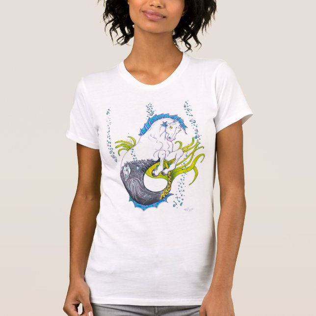 Hippocampus (skalle) t shirt (Framsida)