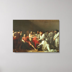 Hippocrates som vägrar gåvorna av Artaxerxes mig Canvastryck