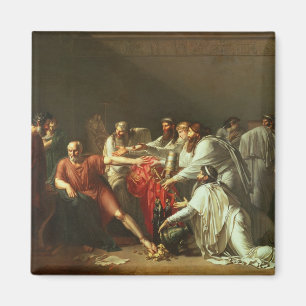 Hippocrates som vägrar gåvorna av Artaxerxes mig Magnet