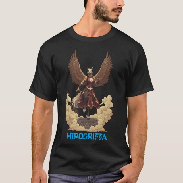 Hippogriff Mythic Avian - Sky Guardian T Shirt (Framsida)