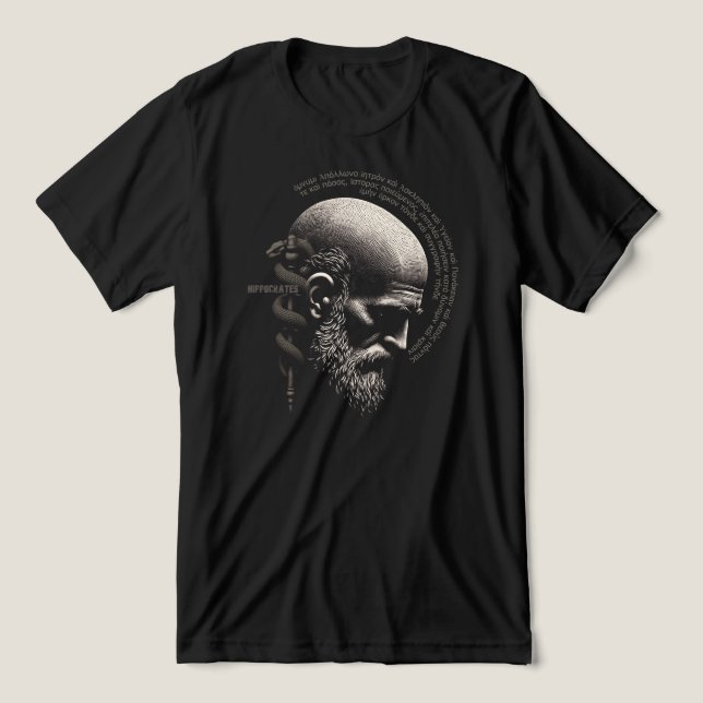 Hippokrates T Shirt (Design Framsida)