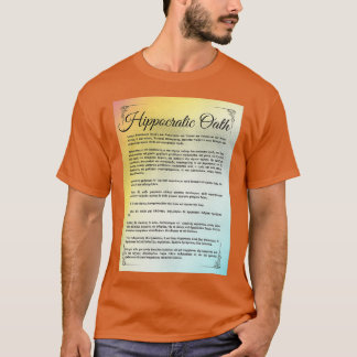Hippokratisk Oath Grekiska T Shirt