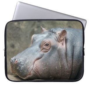 Hippopotam laptop sleeve