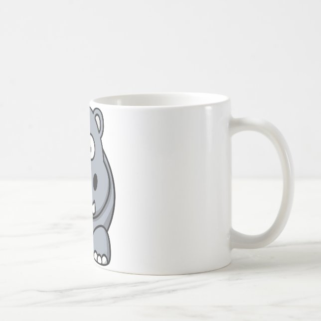 Hippopotame drôle kaffemugg (Höger)