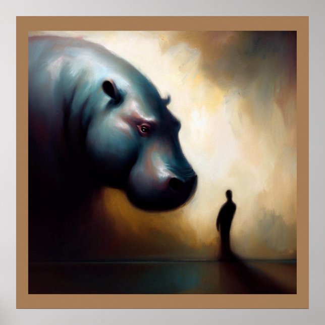 Hippopotamus 2 poster (Framsidan)