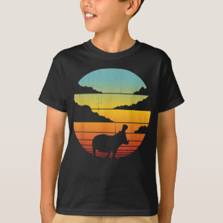 Hippopotamus 60 s 70-tal Manar kvinnor Hippo T Shirt
