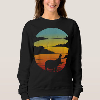 Hippopotamus 60s 70-tal Hippo | Hippo Älskare T Shirt