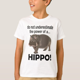 Hippopotamus Animal Funny Hippo Kids T Shirt