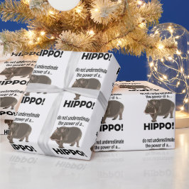 Hippopotamus Animal Funny Hippo Presentpapper