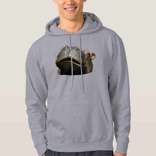 Hippopotamus Basic Hooded Sweatshirt (Framsida)