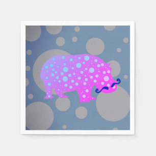 Hippopotamus Cocktail Pappra blöjor Pappersservett