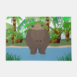 Hippopotamus Doormat