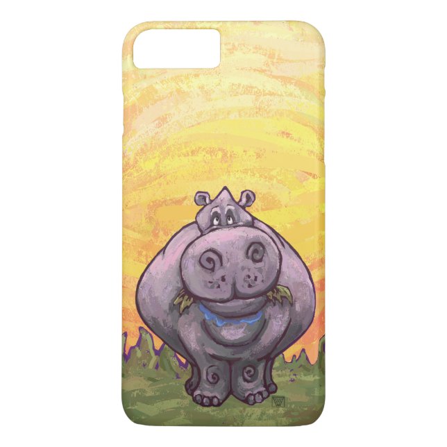 Hippopotamus Electronics Case-Mate iPhone Skal (Baksida)