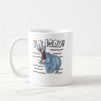Hippopotamus Funny Hippopotamus Hangy Cute Hippo Kaffemugg