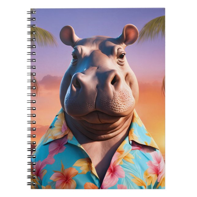 Hippopotamus Helgdag Anteckningsbok (Framsidan)