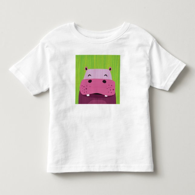 Hippopotamus Hippo Tees T Shirt (Framsida)
