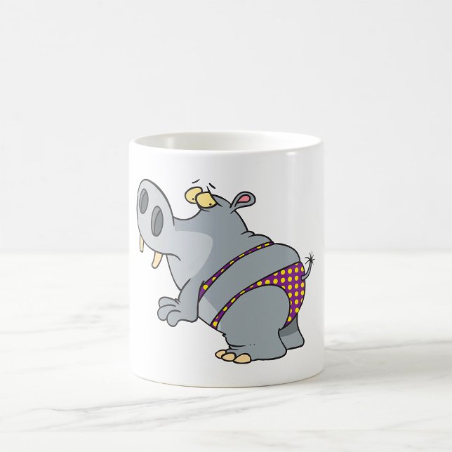 Hippopotamus i en bikini kaffemugg (Skapare uppladdad)