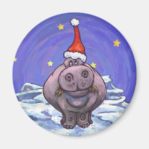 Hippopotamus-jul Magnet
