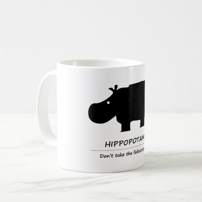 Hippopotamus Kaffemugg (Framsida vänster)