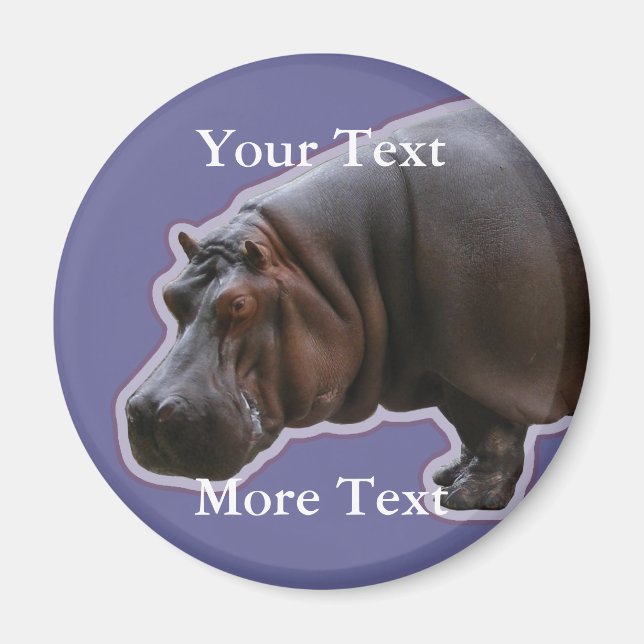 Hippopotamus Magnet (Framsidan)