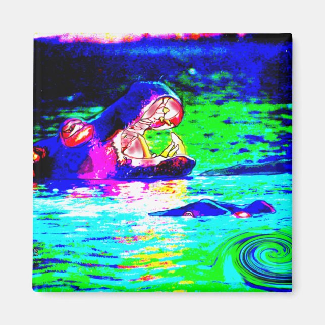 Hippopotamus Magnet (Framsidan)