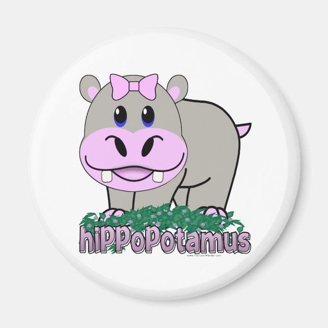 Hippopotamus Magnet (Framsidan)
