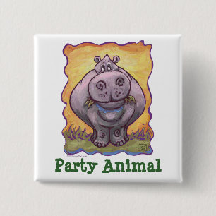 Hippopotamus Party Knapp