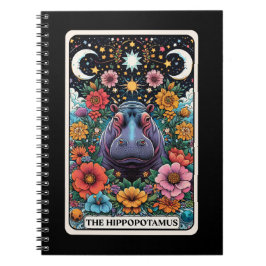 Hippopotamus Spirit Tarot Card bärbar dator Anteckningsbok