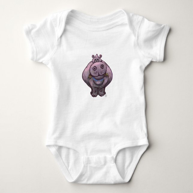 Hippopotamus T-Shirts (Framsida)