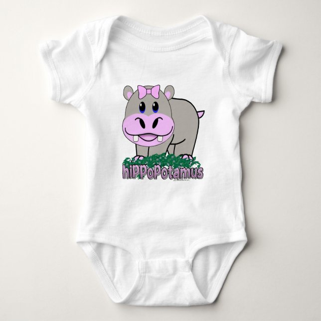 Hippopotamus Tee Shirt (Framsida)