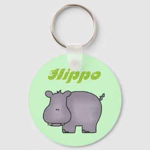 Hippopotamus Tshirts och presenter Nyckelring