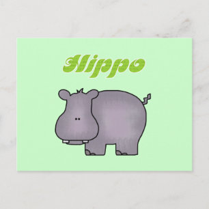 Hippopotamus Tshirts och presenter Vykort