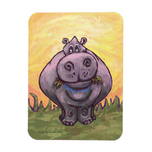 Hippopotamusgåvor och tillbehör magnet