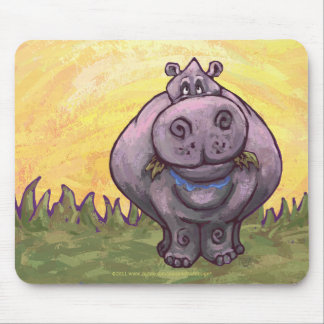 Hippopotamusgåvor och tillbehör musmatta