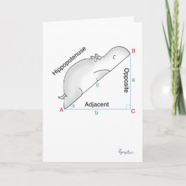 HIPPOPOTENUSE-kort av Sandra Boynton Kort