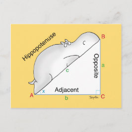 HIPPOPOTENUSE-vykort av Sandra Boynton Vykort