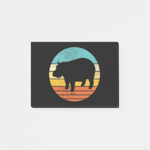 Hippopotomas Retro Sol Post-it Block