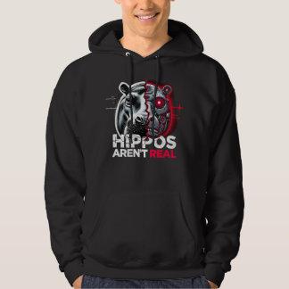 Hippos är inte Real Hoodie