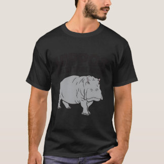 Hippos är mitt andliga djur Hippopotamus T Shirt