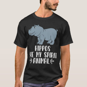 Hippos är mitt andliga djur t shirt