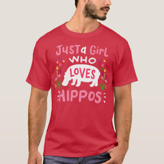 Hippos Hippopotamus Hippo Älskare 2 T Shirt