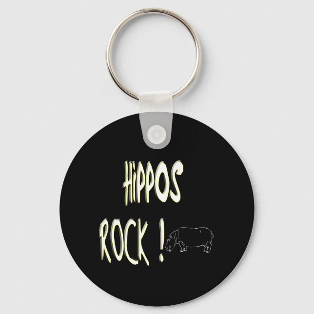 Hippos Sten! Nyckelring (Framsida)