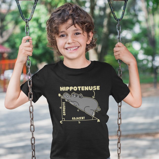 Hippotenuse  Cute Math Hippopotamus For Children T Shirt (Skapare uppladdad)