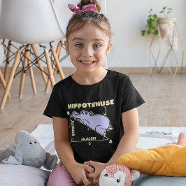 Hippotenuse Lindo Hipopotamo Matematico Para Niños T Shirt