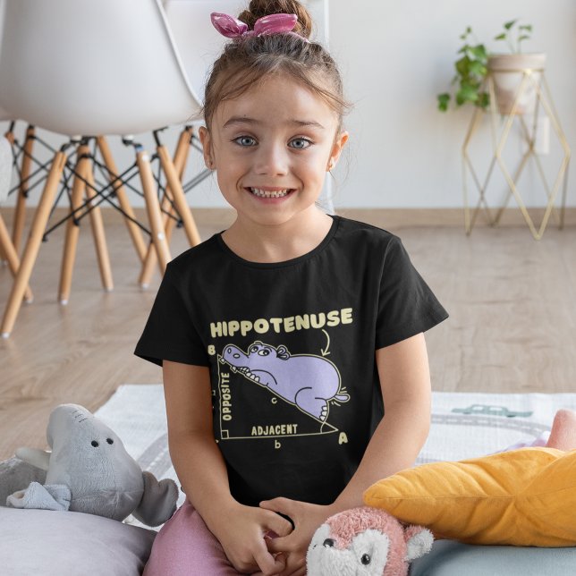 Hippotenuse Lindo Hipopotamo Matematico Para Niños T Shirt (Skapare uppladdad)
